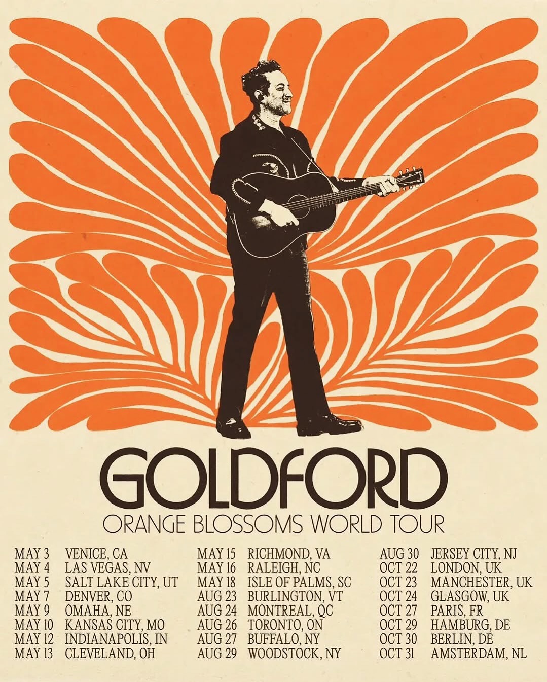 GoldFord Tour Poster 2025